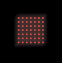 Dot Matrix Red Laser Diffraction Pattern